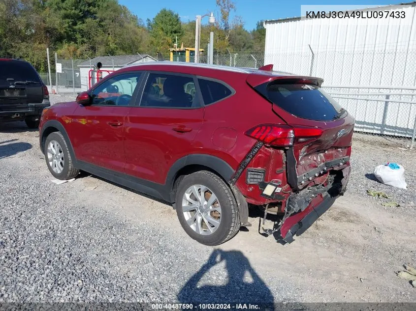 2020 Hyundai Tucson Value VIN: KM8J3CA49LU097433 Lot: 40487590