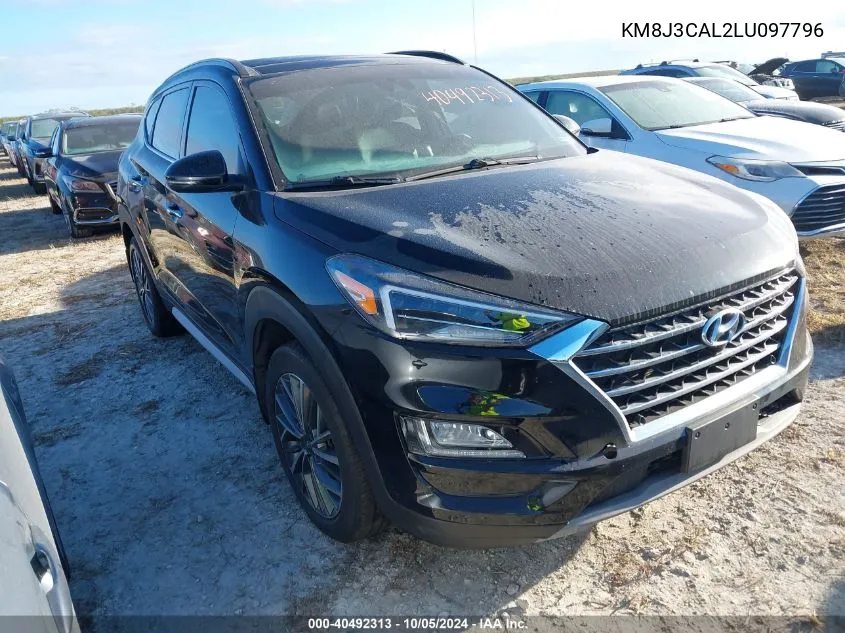 2020 Hyundai Tucson Limited/Sel/Sport/Ultimat VIN: KM8J3CAL2LU097796 Lot: 40492313