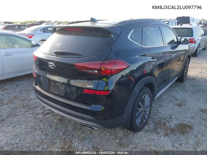 2020 Hyundai Tucson Limited/Sel/Sport/Ultimat VIN: KM8J3CAL2LU097796 Lot: 40492313