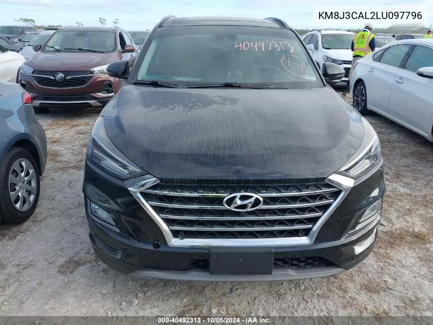 2020 Hyundai Tucson Limited/Sel/Sport/Ultimat VIN: KM8J3CAL2LU097796 Lot: 40492313