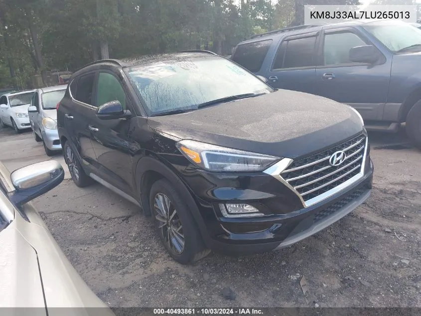 2020 Hyundai Tucson Ultimate VIN: KM8J33AL7LU265013 Lot: 40493861