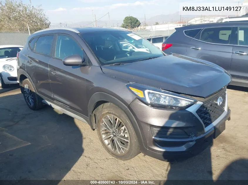 2020 Hyundai Tucson Sel VIN: KM8J33AL1LU149127 Lot: 40500743