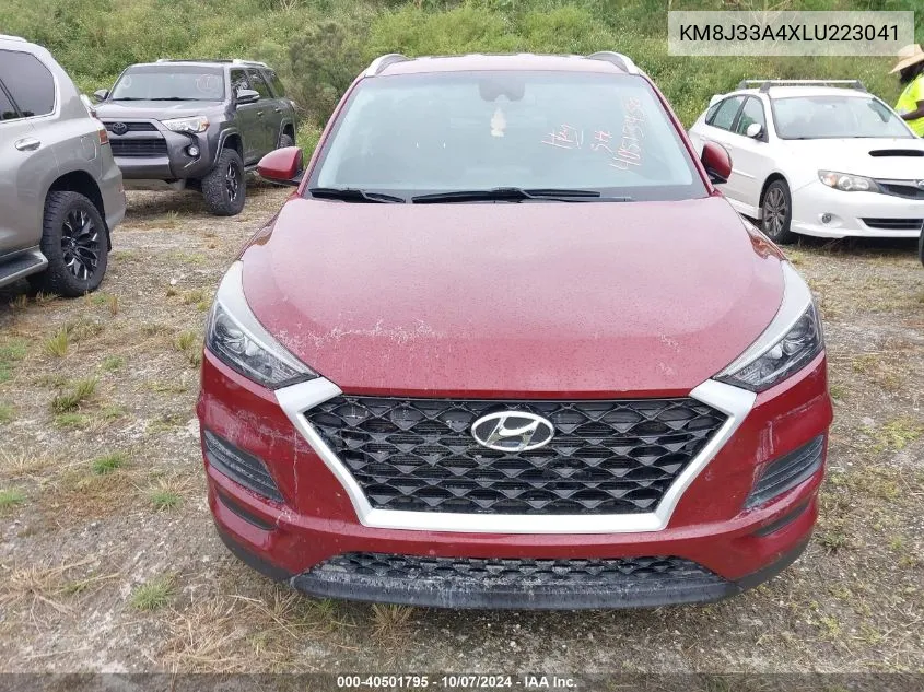 2020 Hyundai Tucson Limited/Sel/Sport/Ultimat VIN: KM8J33A4XLU223041 Lot: 40501795