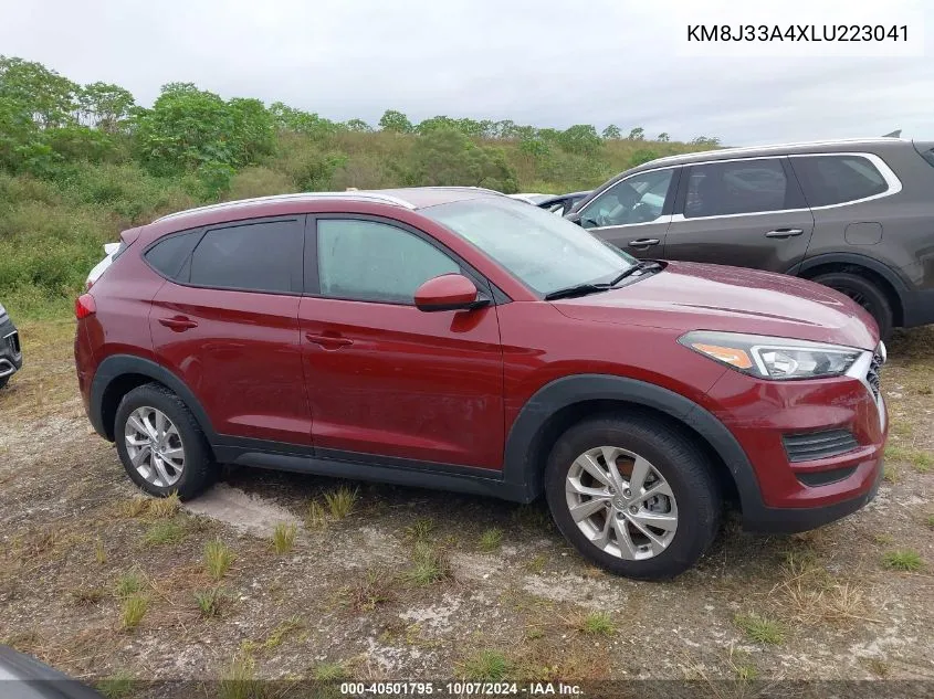 2020 Hyundai Tucson Limited/Sel/Sport/Ultimat VIN: KM8J33A4XLU223041 Lot: 40501795