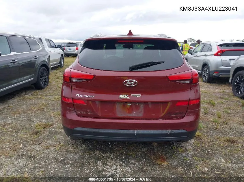 2020 Hyundai Tucson Limited/Sel/Sport/Ultimat VIN: KM8J33A4XLU223041 Lot: 40501795