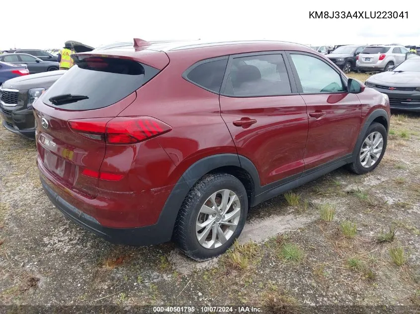 2020 Hyundai Tucson Limited/Sel/Sport/Ultimat VIN: KM8J33A4XLU223041 Lot: 40501795