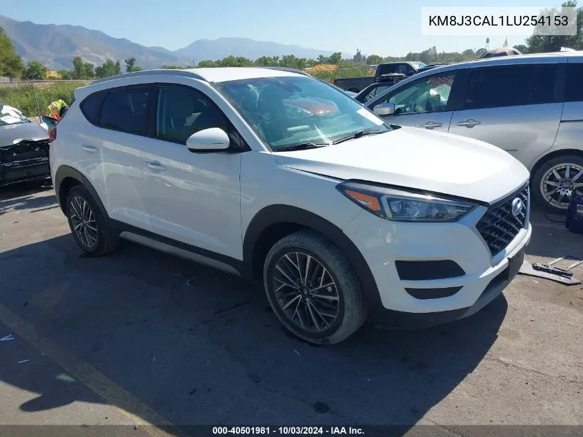 2020 Hyundai Tucson Sel VIN: KM8J3CAL1LU254153 Lot: 40501981