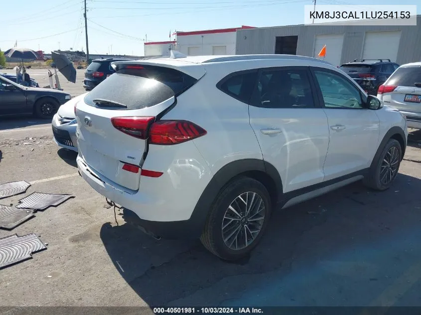 2020 Hyundai Tucson Sel VIN: KM8J3CAL1LU254153 Lot: 40501981