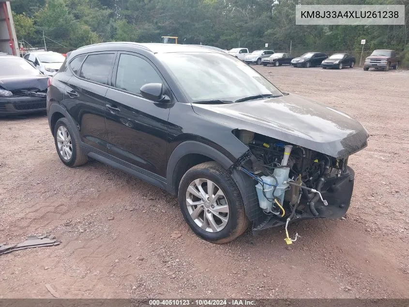 2020 Hyundai Tucson Value VIN: KM8J33A4XLU261238 Lot: 40510123