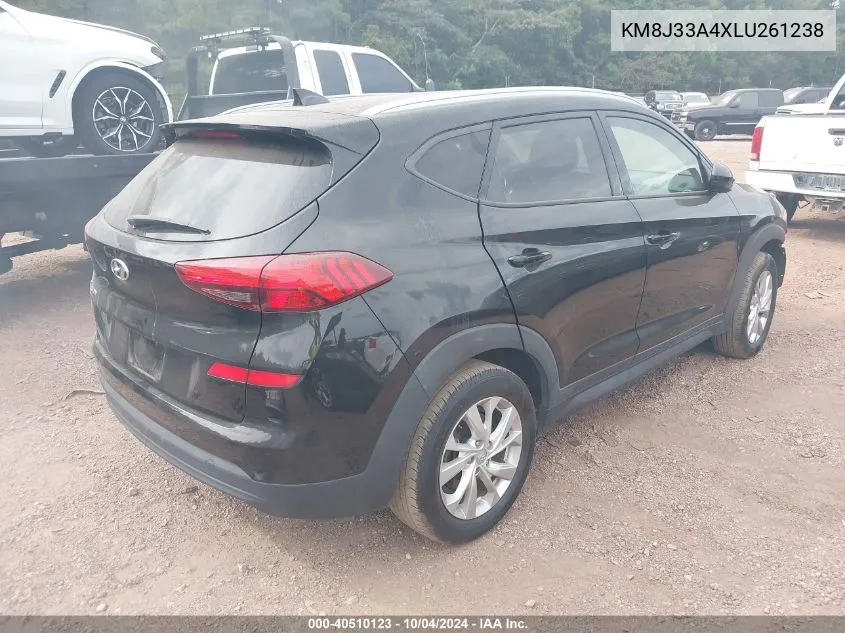 2020 Hyundai Tucson Value VIN: KM8J33A4XLU261238 Lot: 40510123