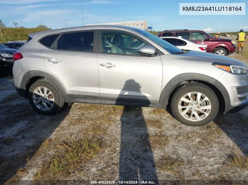 2020 Hyundai Tucson Se VIN: KM8J23A41LU118164 Lot: 40525538