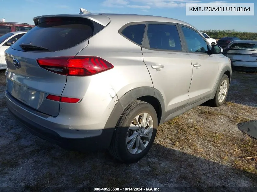 2020 Hyundai Tucson Se VIN: KM8J23A41LU118164 Lot: 40525538