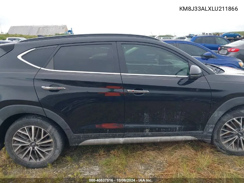 2020 Hyundai Tucson Ultimate VIN: KM8J33ALXLU211866 Lot: 40537516