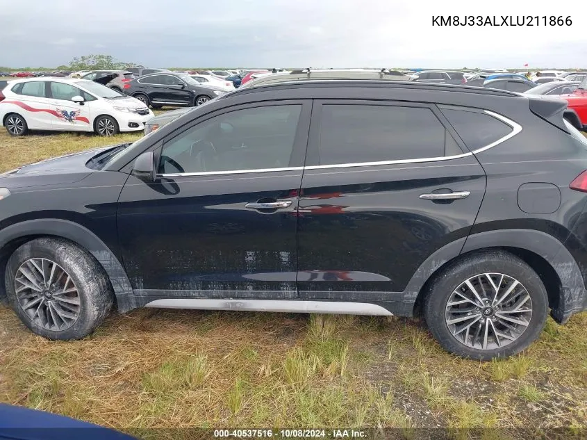 2020 Hyundai Tucson Ultimate VIN: KM8J33ALXLU211866 Lot: 40537516