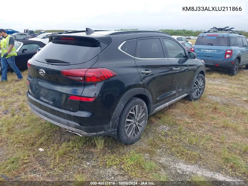 2020 Hyundai Tucson Ultimate VIN: KM8J33ALXLU211866 Lot: 40537516