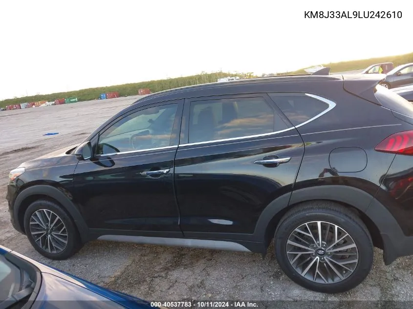 2020 Hyundai Tucson Ultimate VIN: KM8J33AL9LU242610 Lot: 40537783