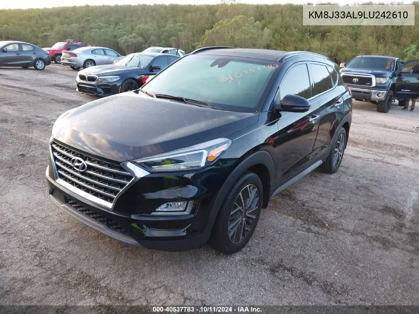 2020 Hyundai Tucson Ultimate VIN: KM8J33AL9LU242610 Lot: 40537783