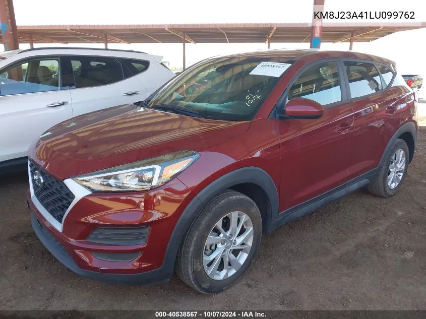 2020 Hyundai Tucson Se VIN: KM8J23A41LU099762 Lot: 40538567