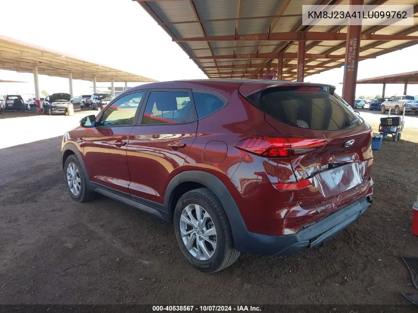 2020 Hyundai Tucson Se VIN: KM8J23A41LU099762 Lot: 40538567