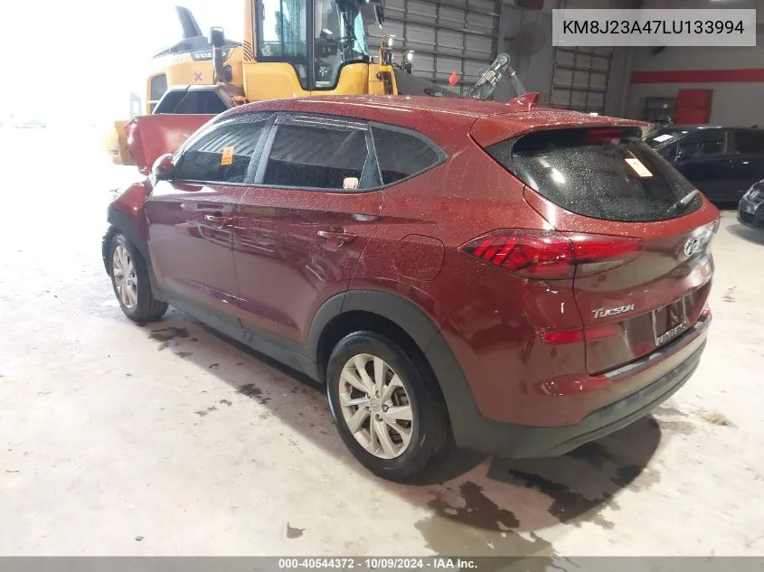 2020 Hyundai Tucson Se VIN: KM8J23A47LU133994 Lot: 40544372