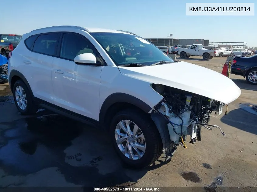 2020 Hyundai Tucson Value VIN: KM8J33A41LU200814 Lot: 40552573