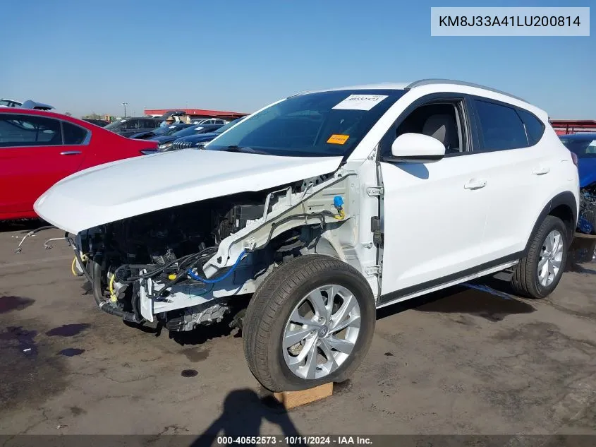 2020 Hyundai Tucson Value VIN: KM8J33A41LU200814 Lot: 40552573