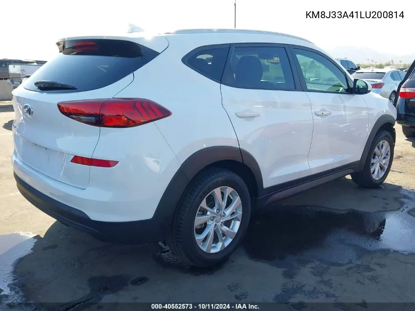 2020 Hyundai Tucson Value VIN: KM8J33A41LU200814 Lot: 40552573