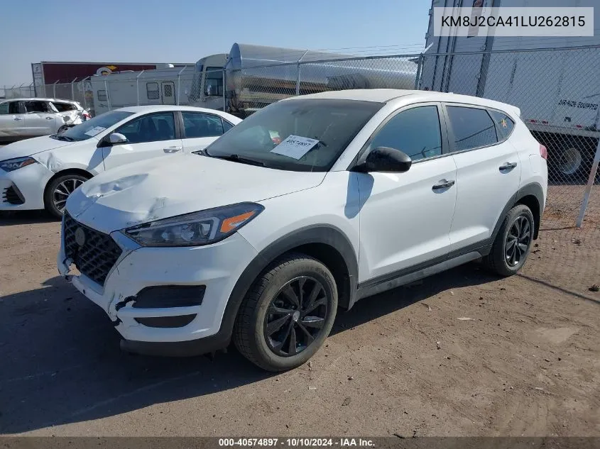 2020 Hyundai Tucson Se VIN: KM8J2CA41LU262815 Lot: 40574897