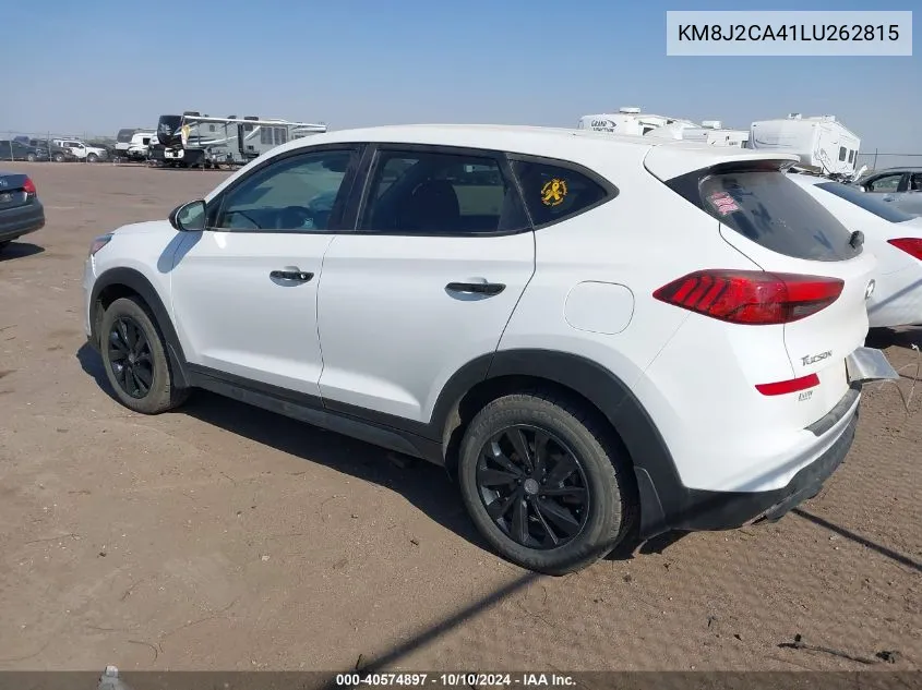 2020 Hyundai Tucson Se VIN: KM8J2CA41LU262815 Lot: 40574897