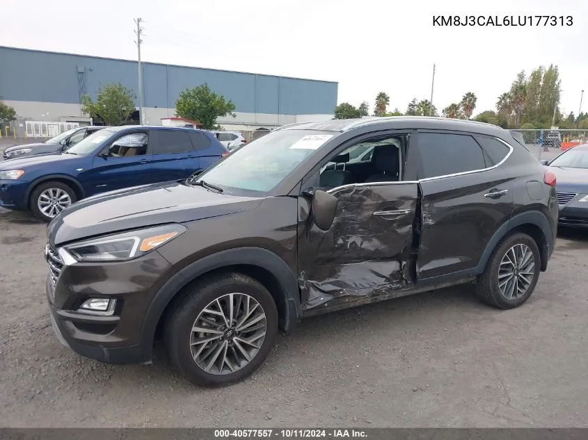 2020 Hyundai Tucson Limited VIN: KM8J3CAL6LU177313 Lot: 40577557