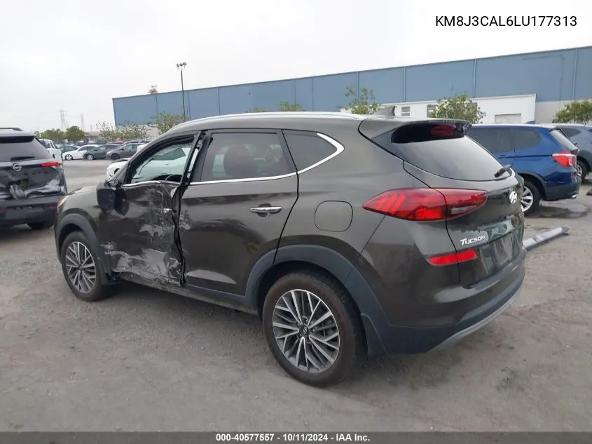 2020 Hyundai Tucson Limited VIN: KM8J3CAL6LU177313 Lot: 40577557