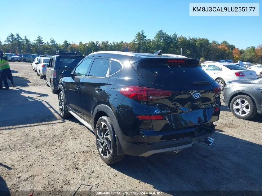 2020 Hyundai Tucson Limited/Sel/Sport/Ultimat VIN: KM8J3CAL9LU255177 Lot: 40579156