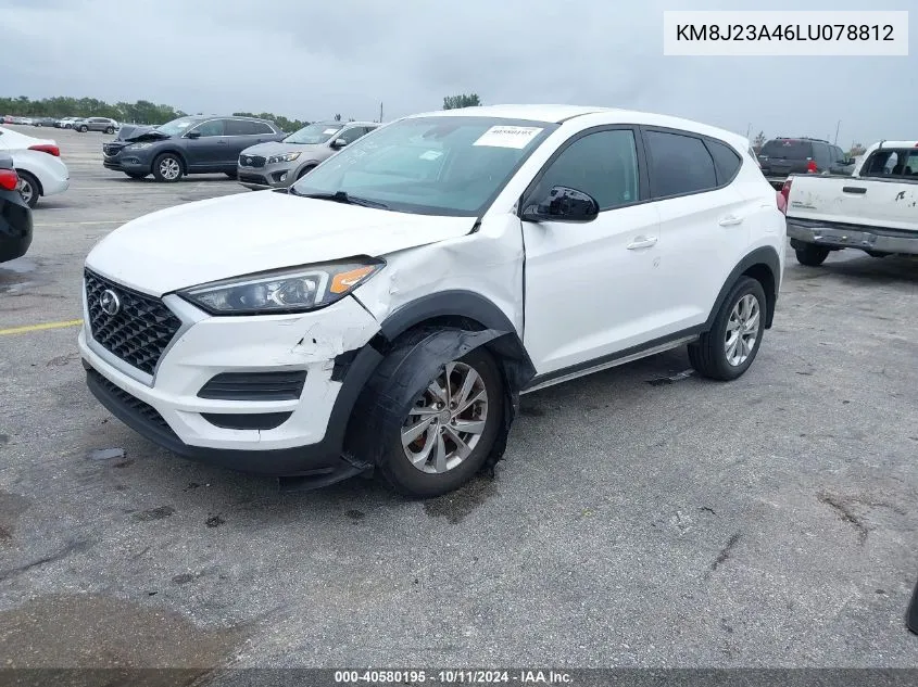 2020 Hyundai Tucson Se VIN: KM8J23A46LU078812 Lot: 40580195