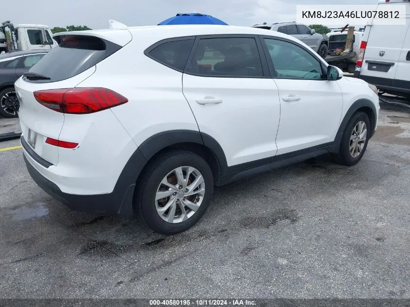 2020 Hyundai Tucson Se VIN: KM8J23A46LU078812 Lot: 40580195