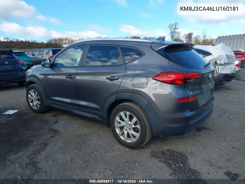 2020 Hyundai Tucson Value VIN: KM8J3CA46LU160181 Lot: 40598817