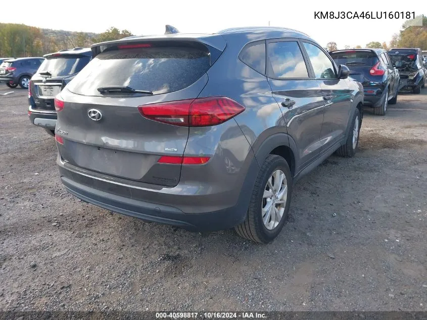 2020 Hyundai Tucson Value VIN: KM8J3CA46LU160181 Lot: 40598817