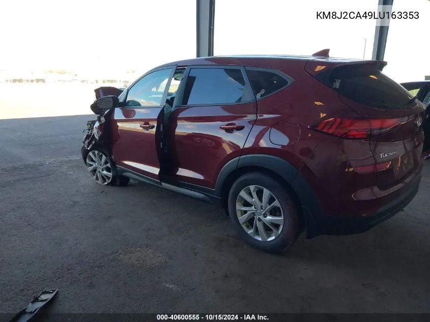 2020 Hyundai Tucson Se VIN: KM8J2CA49LU163353 Lot: 40600555