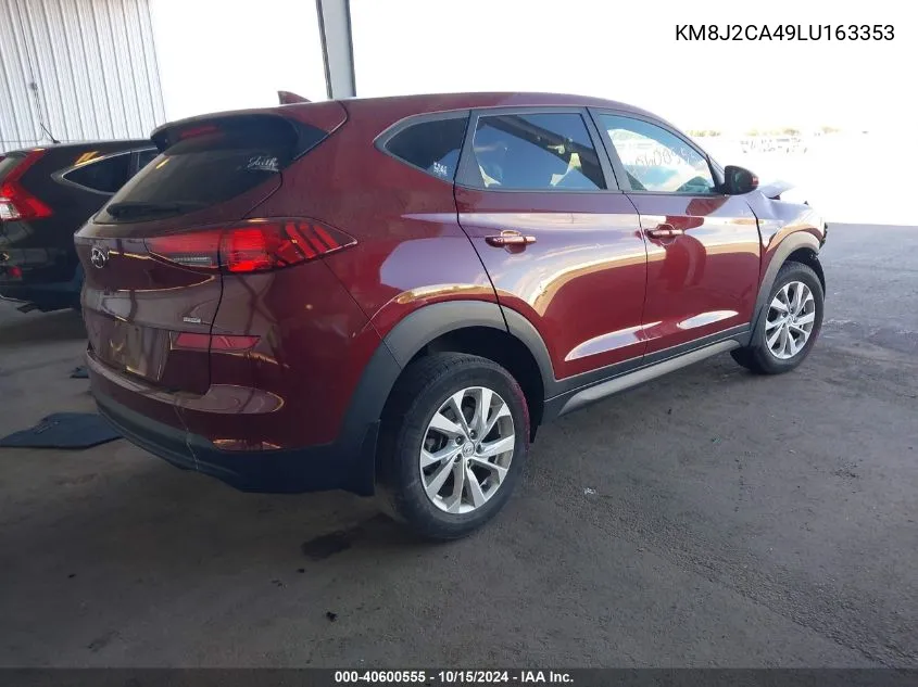 2020 Hyundai Tucson Se VIN: KM8J2CA49LU163353 Lot: 40600555