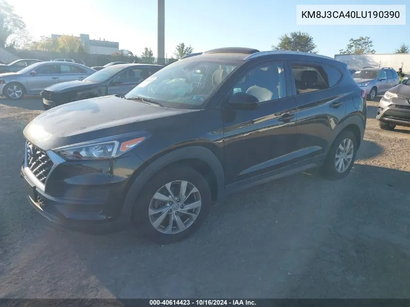 2020 Hyundai Tucson Value VIN: KM8J3CA40LU190390 Lot: 40614423