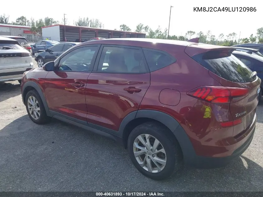 2020 Hyundai Tucson Se VIN: KM8J2CA49LU120986 Lot: 40631893