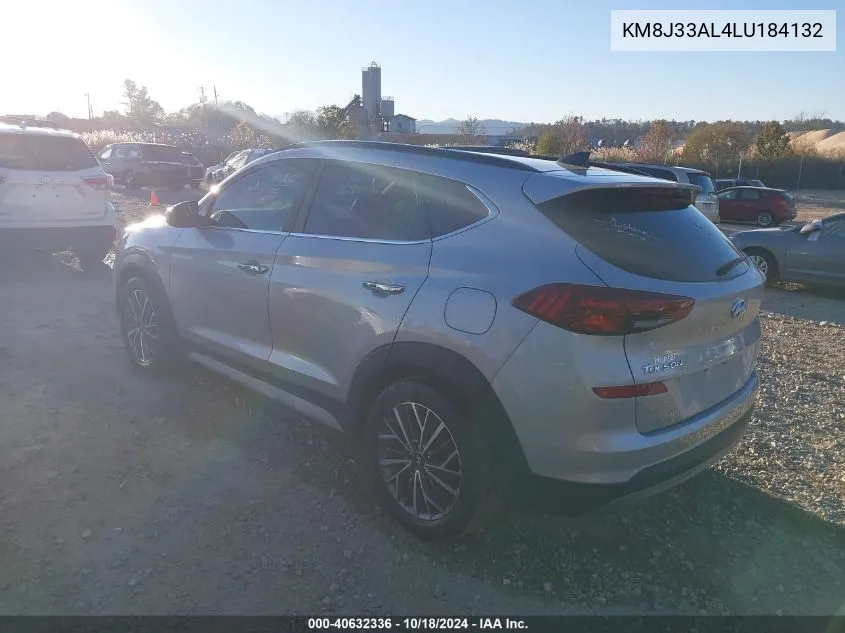 KM8J33AL4LU184132 2020 Hyundai Tucson Ultimate