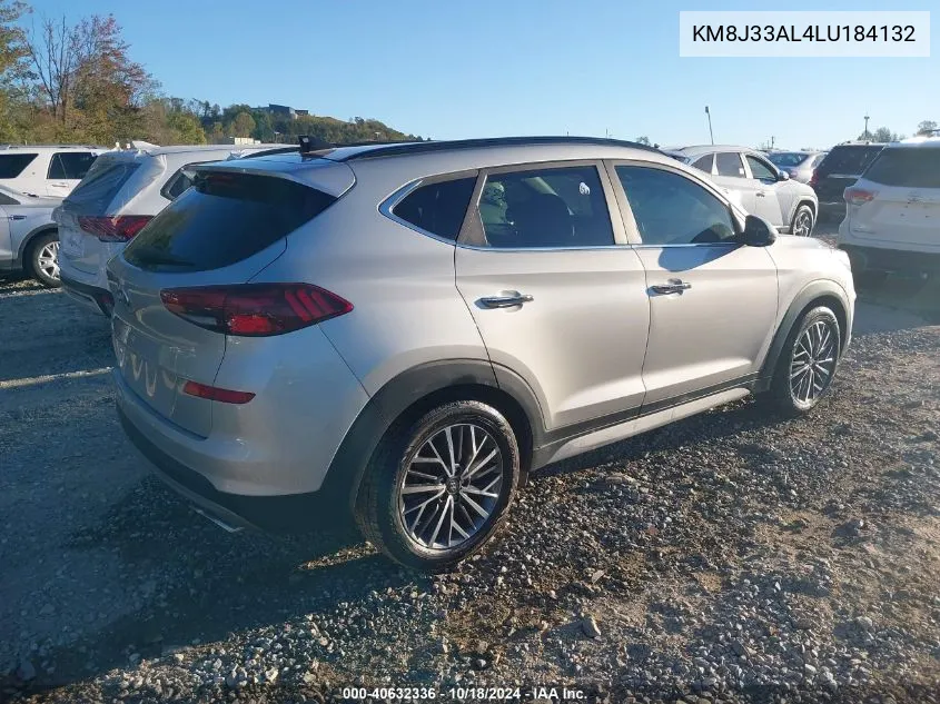 KM8J33AL4LU184132 2020 Hyundai Tucson Ultimate