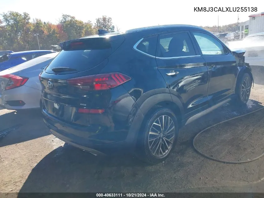 2020 Hyundai Tucson Limited VIN: KM8J3CALXLU255138 Lot: 40633111