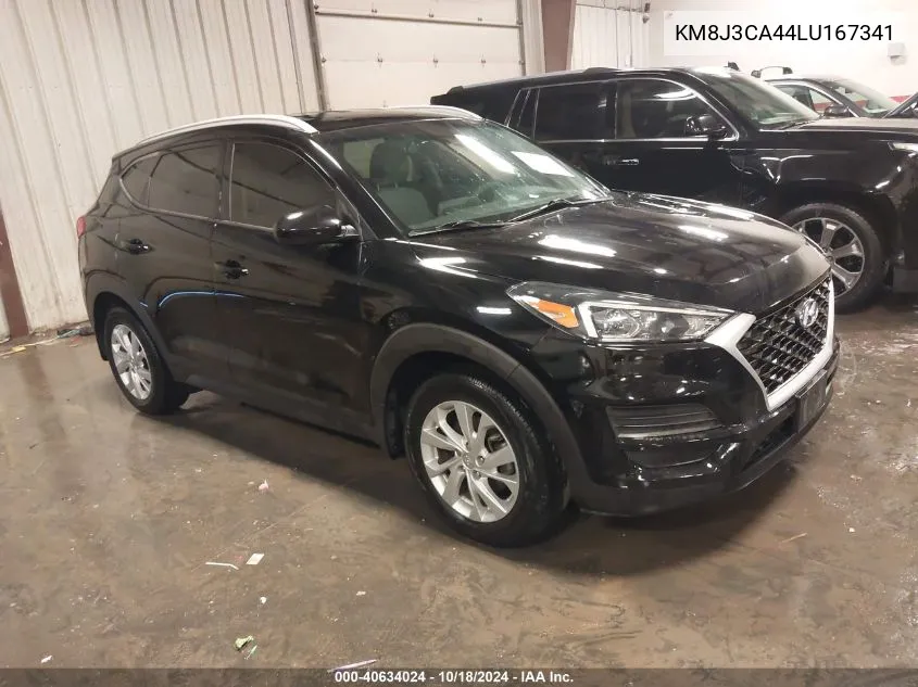 2020 Hyundai Tucson Value VIN: KM8J3CA44LU167341 Lot: 40634024