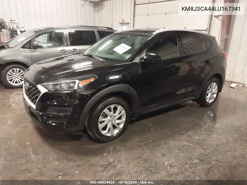 2020 Hyundai Tucson Value VIN: KM8J3CA44LU167341 Lot: 40634024