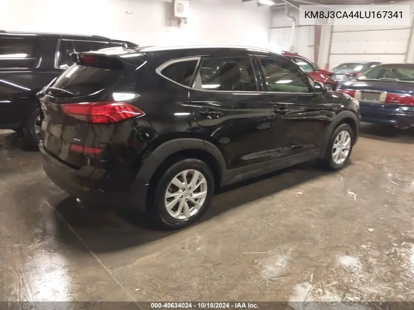 2020 Hyundai Tucson Value VIN: KM8J3CA44LU167341 Lot: 40634024