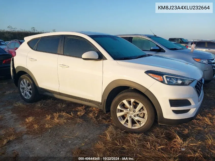 2020 Hyundai Tucson Se VIN: KM8J23A4XLU232664 Lot: 40644345