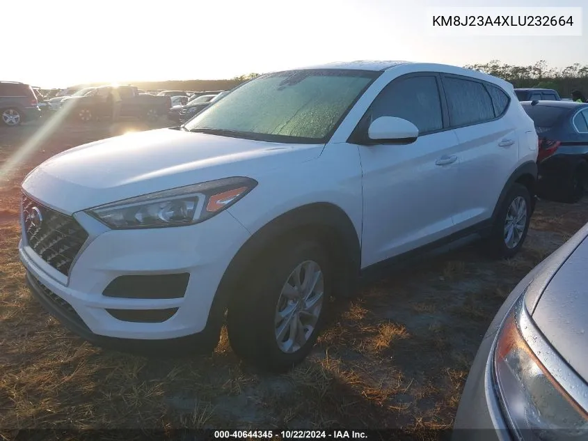 2020 Hyundai Tucson Se VIN: KM8J23A4XLU232664 Lot: 40644345