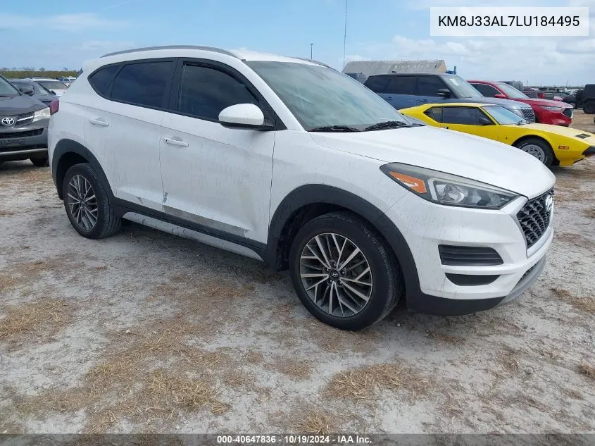 2020 Hyundai Tucson Limited/Sel/Sport/Ultimat VIN: KM8J33AL7LU184495 Lot: 40647836