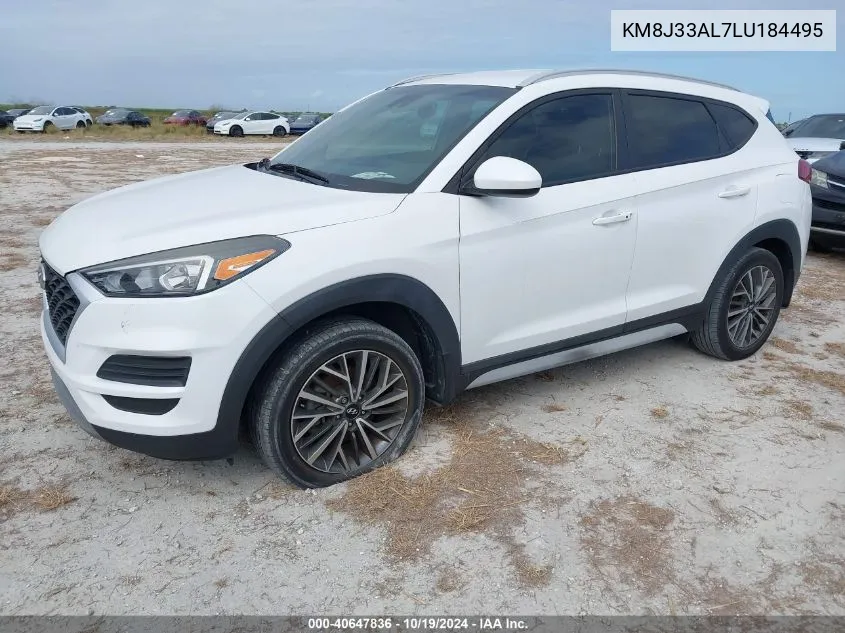 2020 Hyundai Tucson Limited/Sel/Sport/Ultimat VIN: KM8J33AL7LU184495 Lot: 40647836